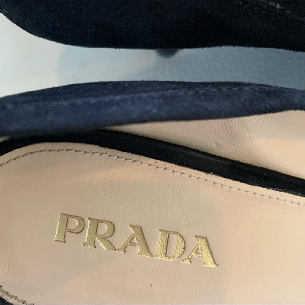 Prada Black Suede Pumps - Picture 2 of 11